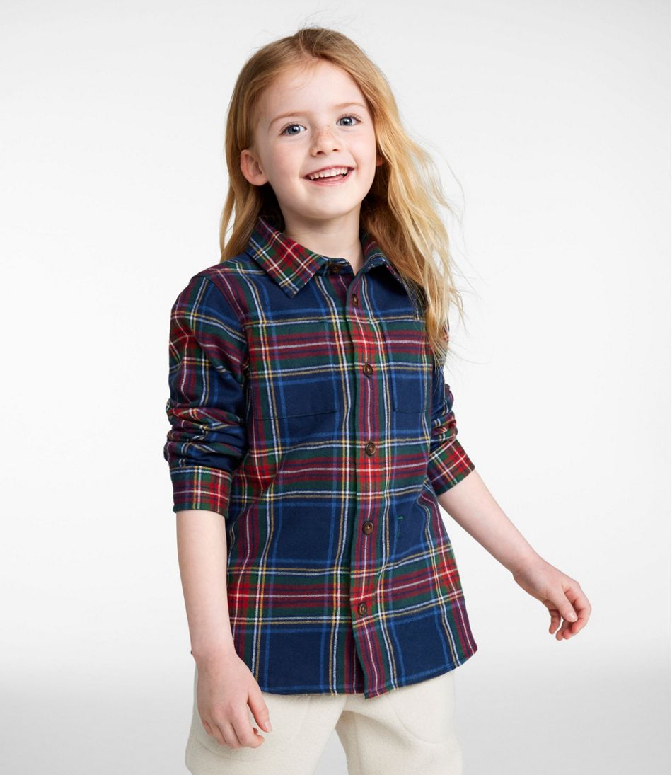 L.L.BeanKids' Scotch Plaid Flannel Shirt