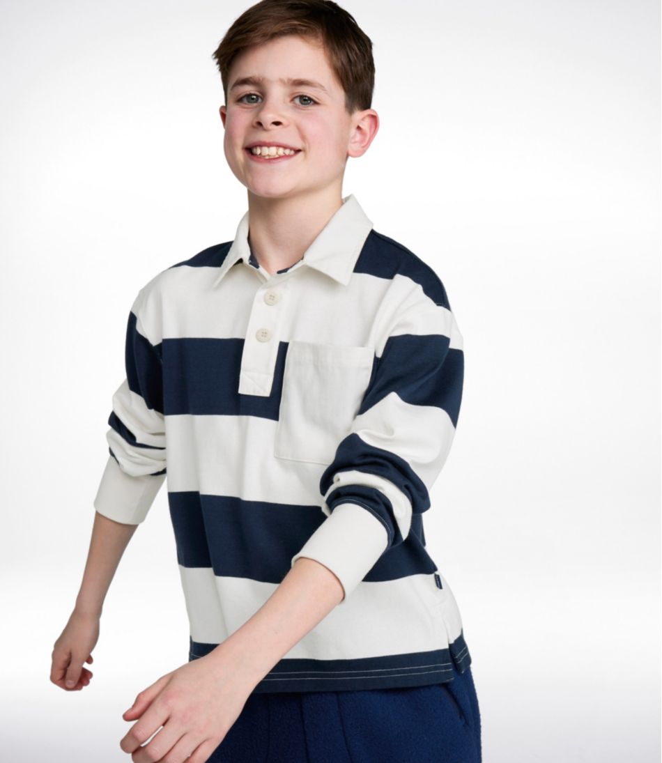 L.L.BeanKids' Striped Rugby Shirt