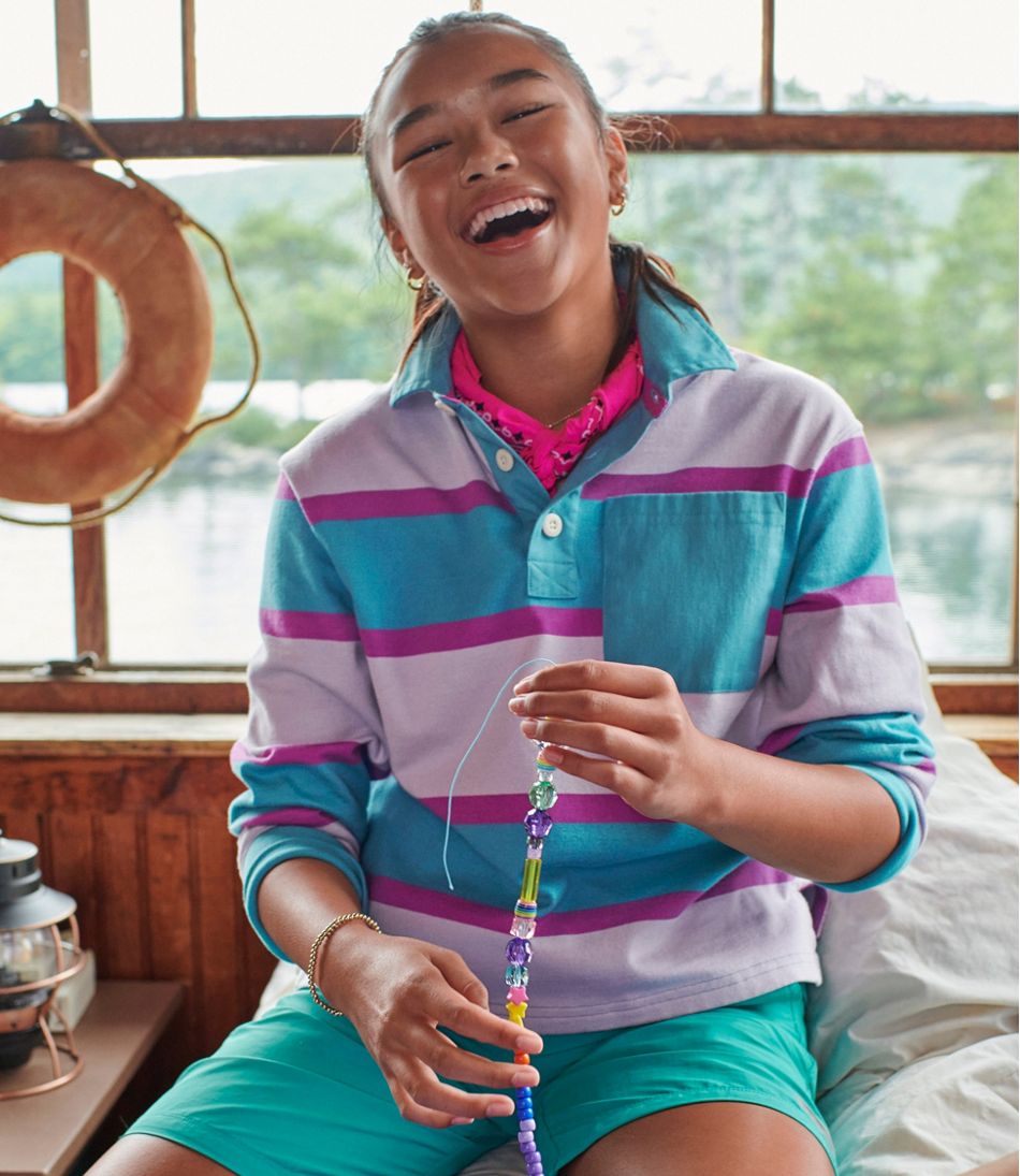 L.L.BeanKids' Striped Rugby Shirt