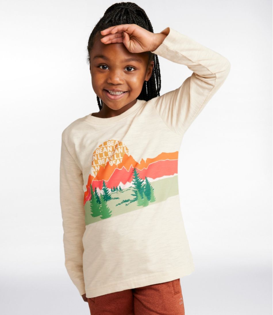 L.L.BeanKids' Graphic Tee, Long-Sleeve Glow-in-the-Dark
