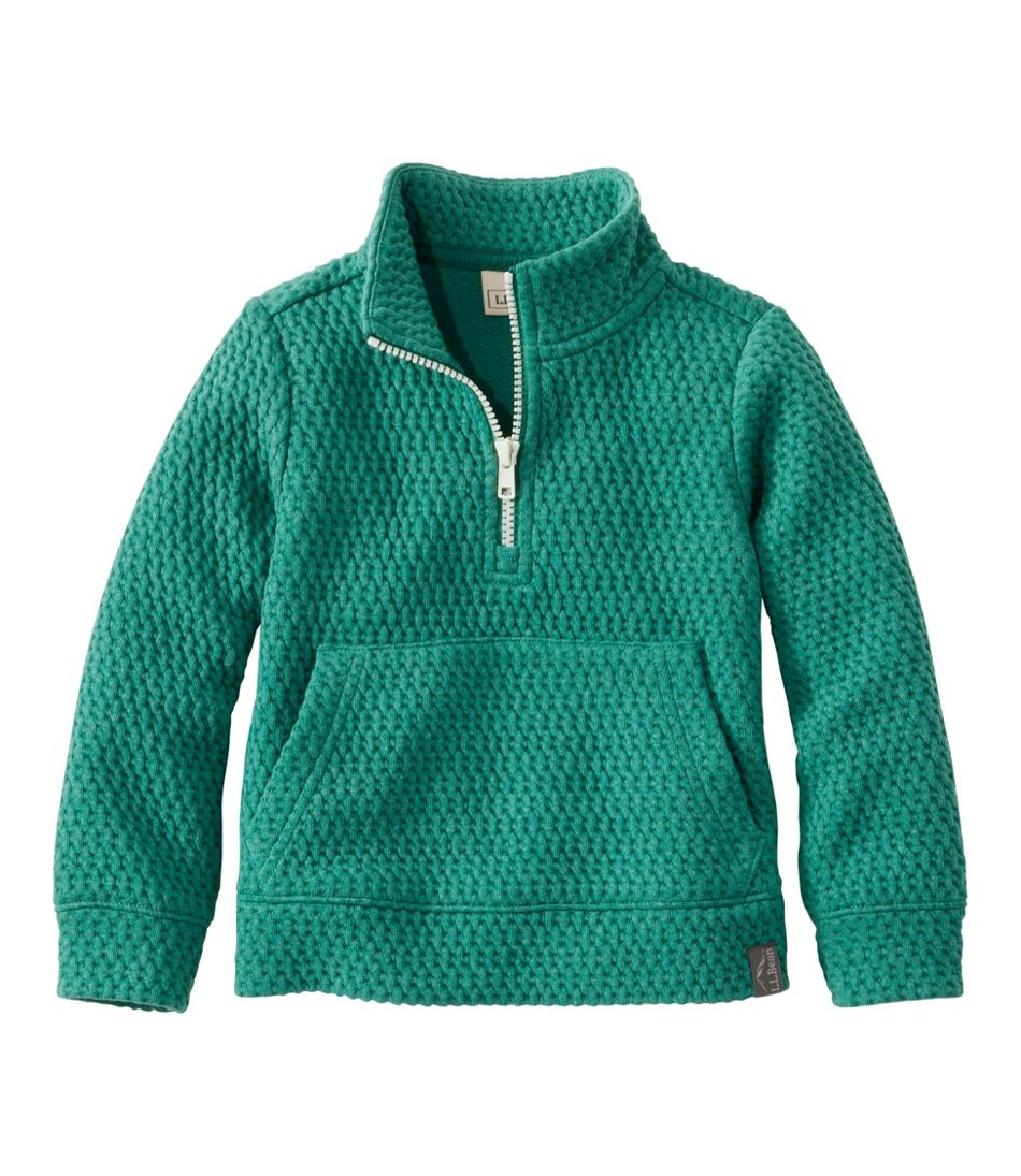 L.L.BeanToddlers' Ridgeknit Pullover, Glow-in-the-Dark Quarter-Zip