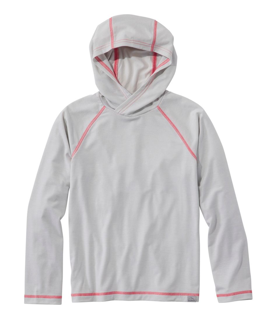L.L.BeanKids' Everyday SunSmart® Hooded Tee, Long-Sleeve