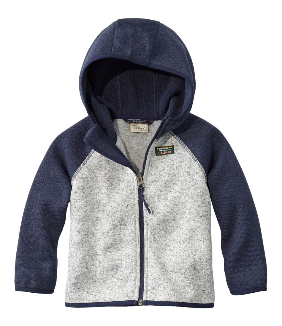 L.L.BeanInfants' and Toddlers' Sweater Fleece, Hooded Colorblock