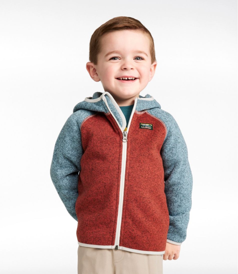 L.L.BeanInfants' and Toddlers' Sweater Fleece, Hooded Colorblock