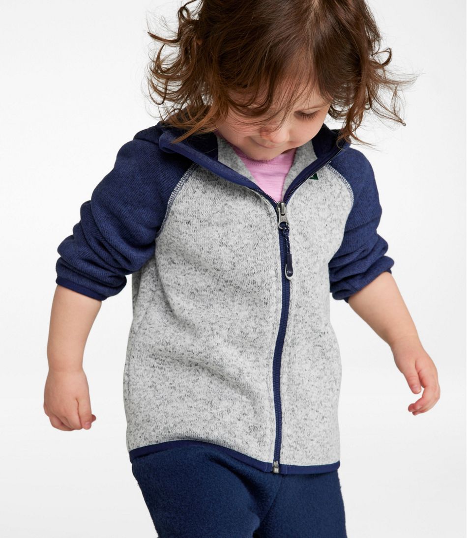 L.L.BeanInfants' and Toddlers' Sweater Fleece, Hooded Colorblock