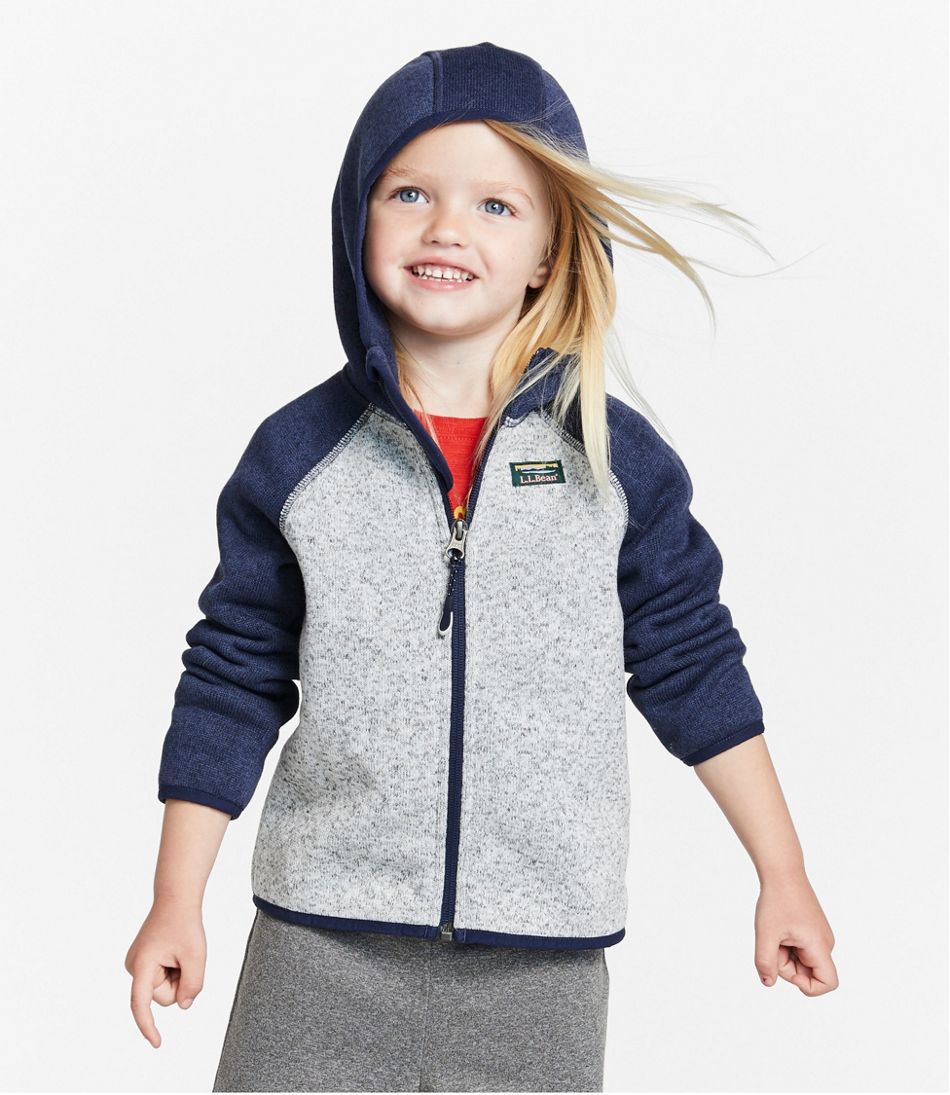 L.L.BeanInfants' and Toddlers' Sweater Fleece, Hooded Colorblock