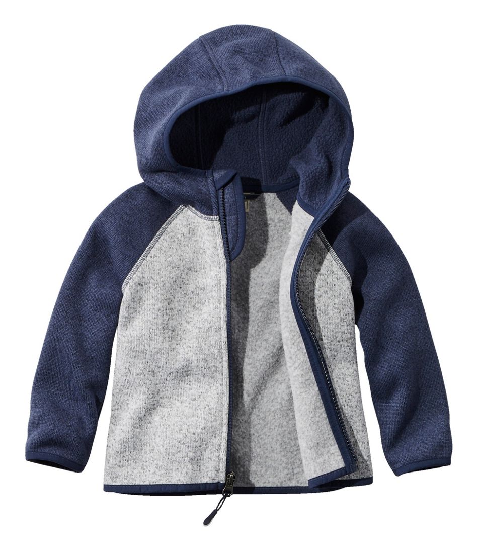 L.L.BeanInfants' and Toddlers' Sweater Fleece, Hooded Colorblock