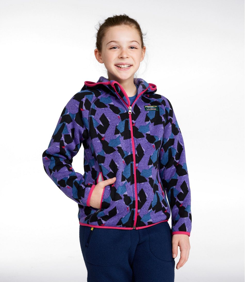 L.L.BeanKids' Sweater Fleece, Hooded Print