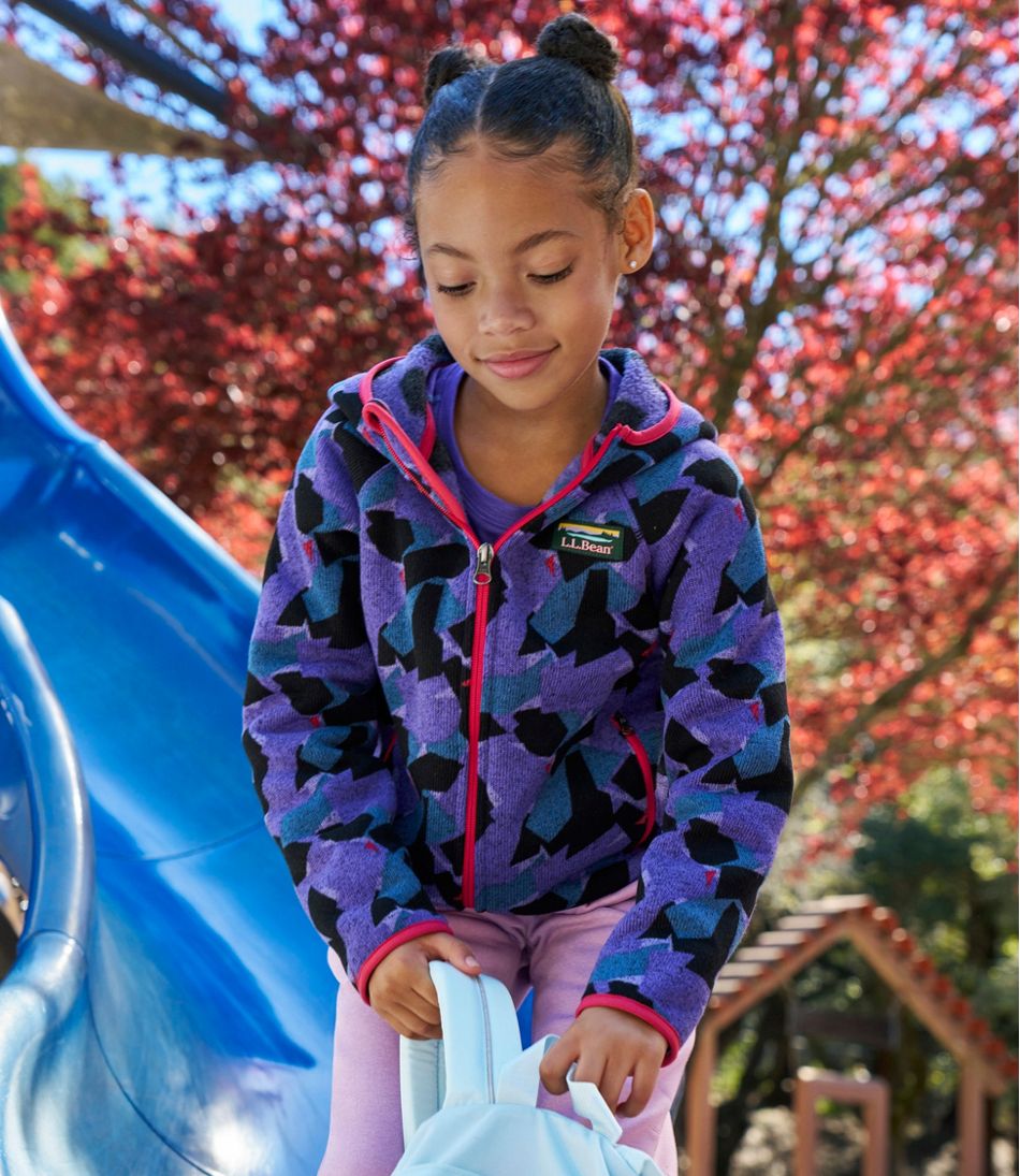 L.L.BeanKids' Sweater Fleece, Hooded Print