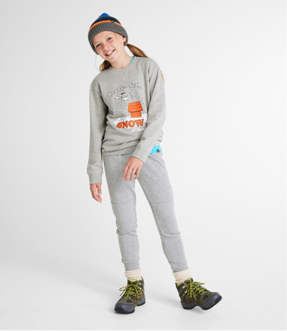 L.L.BeanKids' x Peanuts Crew Sweatshirt