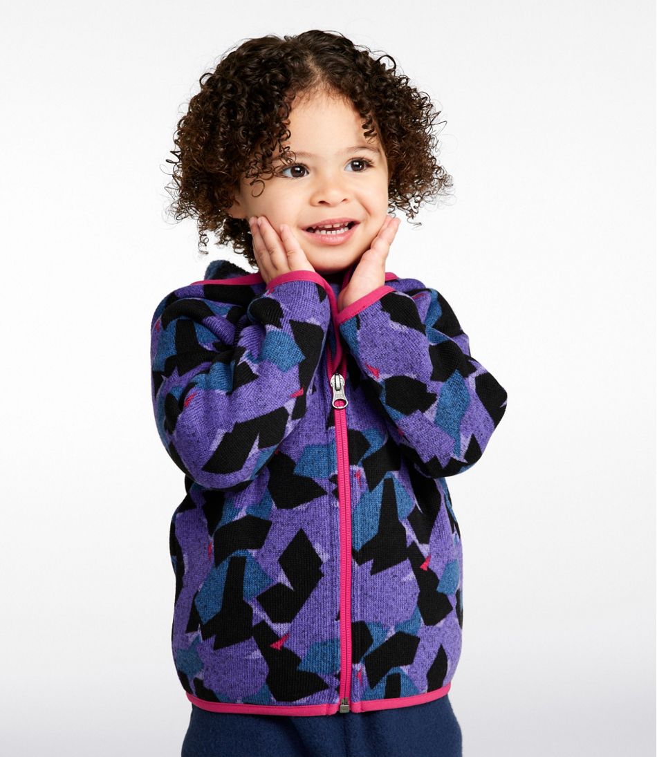 L.L.BeanInfants' and Toddlers' Sweater Fleece, Full-Zip Print