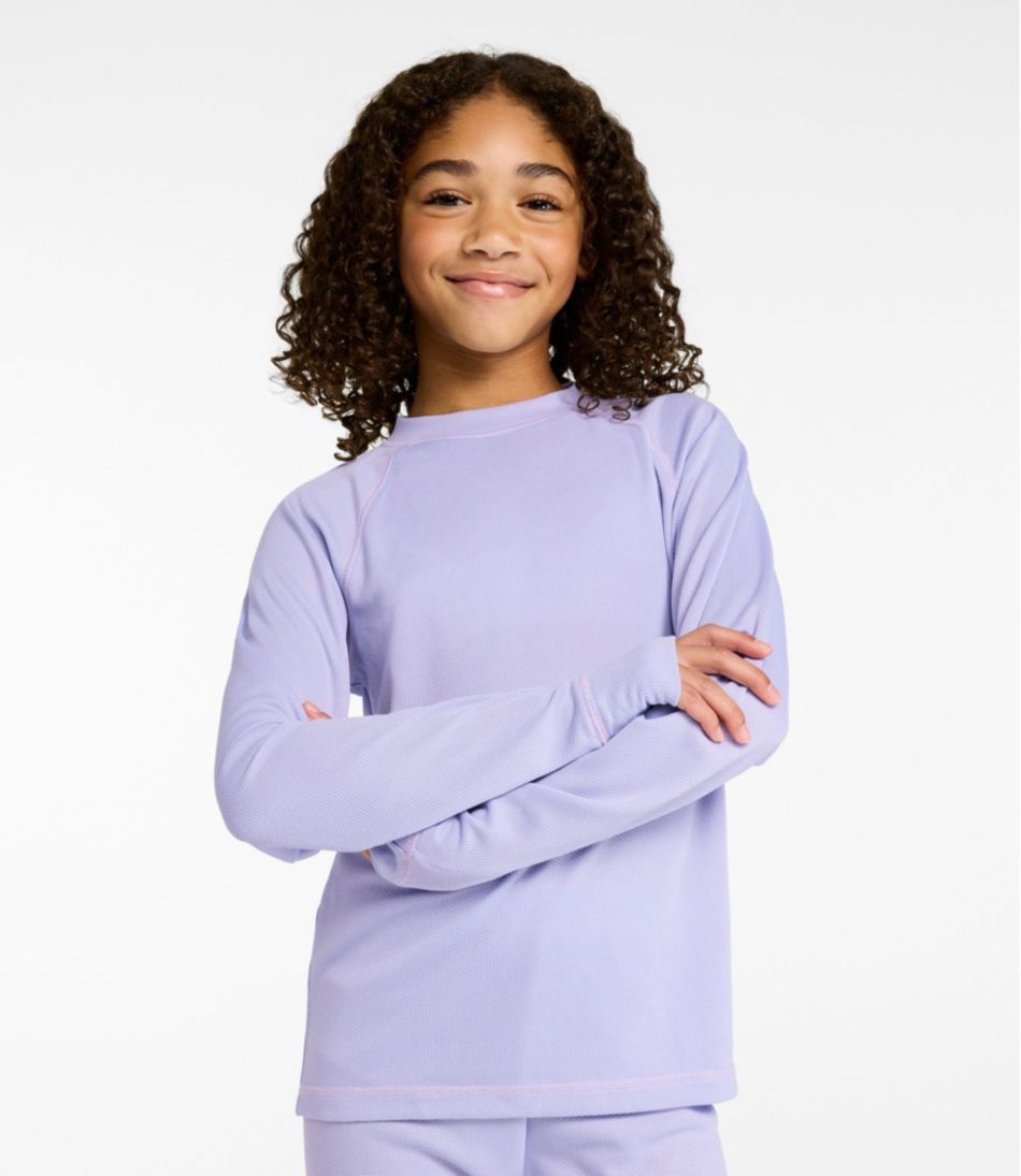 L.L.BeanKids' Wicked Warm Midweight Long Underwear, Top