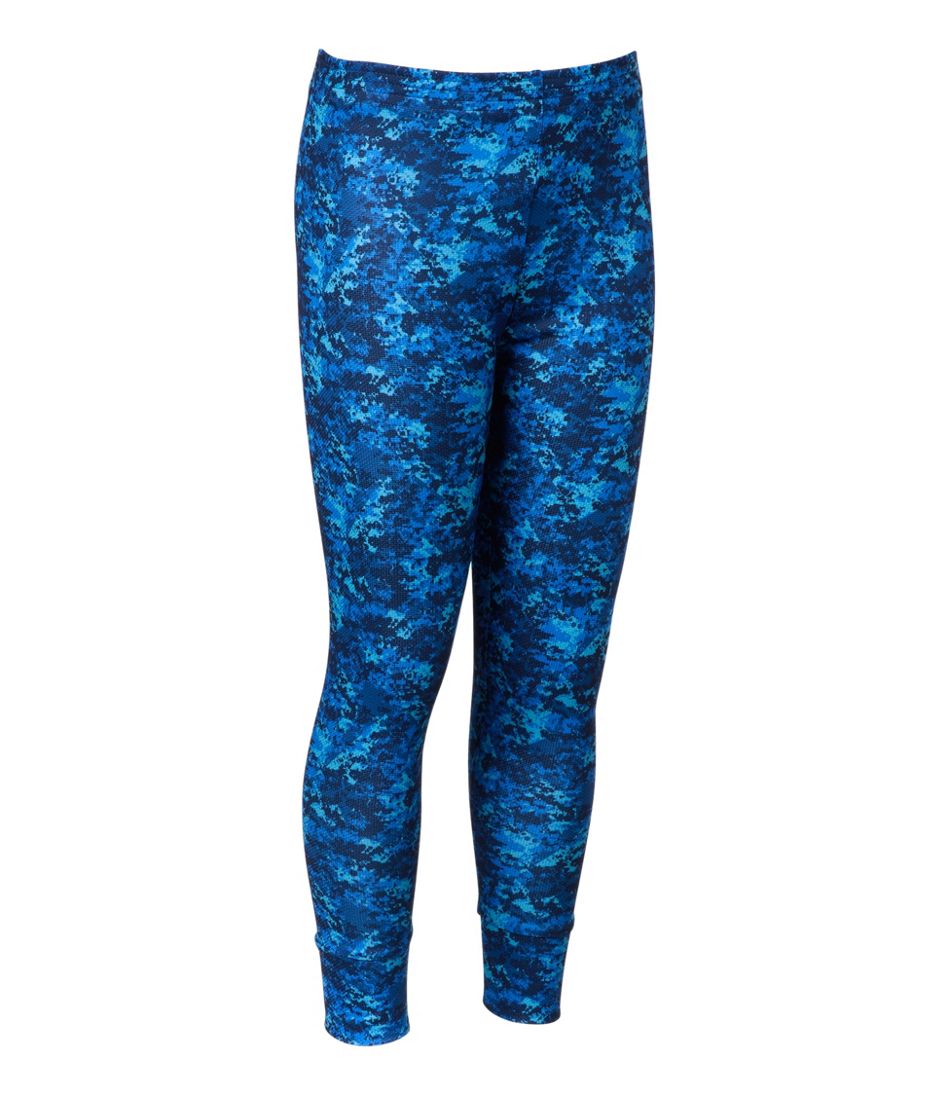 L.L.BeanKids' Wicked Warm Midweight Long Underwear, Pants Print