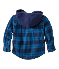 L.L.BeanToddlers' Fleece-Lined Flannel Shirt, Hooded
