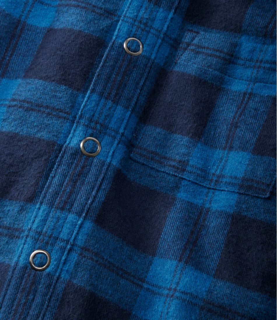 L.L.BeanToddlers' Fleece-Lined Flannel Shirt, Hooded