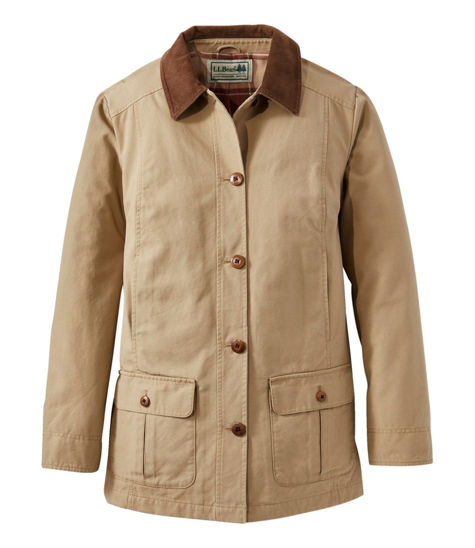 L.L.BeanWomen's Adirondack Barn Coat, Flannel-Lined