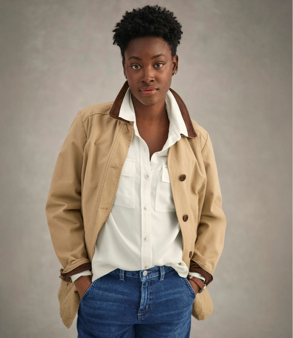 L.L.BeanWomen's Adirondack Barn Coat, Flannel-Lined