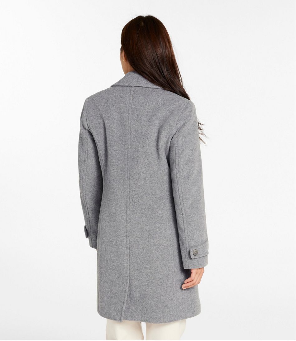 L.L.BeanWomen's Classic Lambswool Polo Coat, Three-Quarter Length