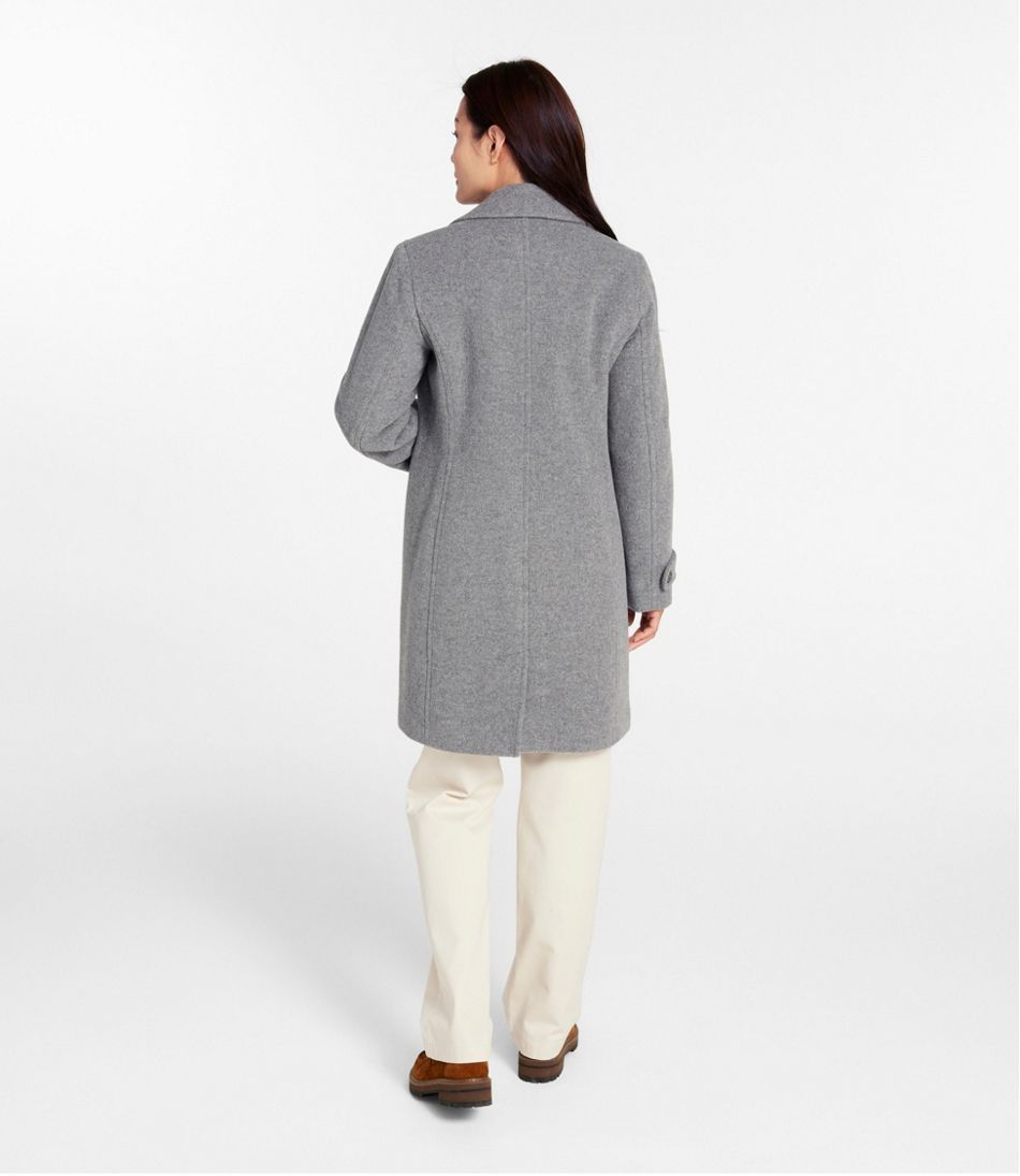 L.L.BeanWomen's Classic Lambswool Polo Coat, Three-Quarter Length