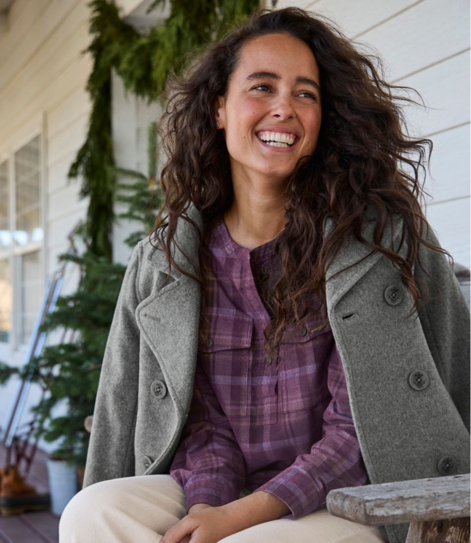 L.L.BeanWomen's Classic Lambswool Peacoat