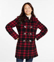 L.L.BeanWomen's Classic Lambswool Duffel Coat, Pattern