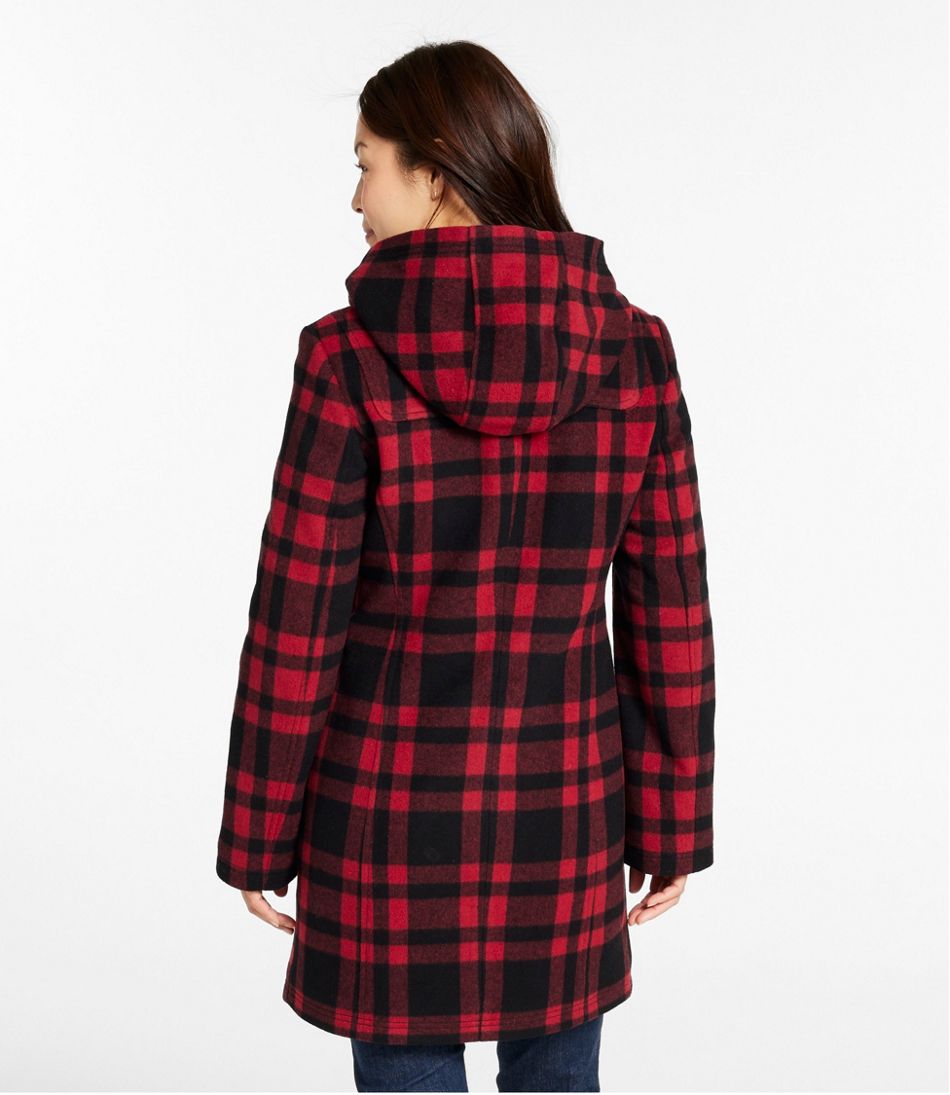 L.L.BeanWomen's Classic Lambswool Duffel Coat, Pattern