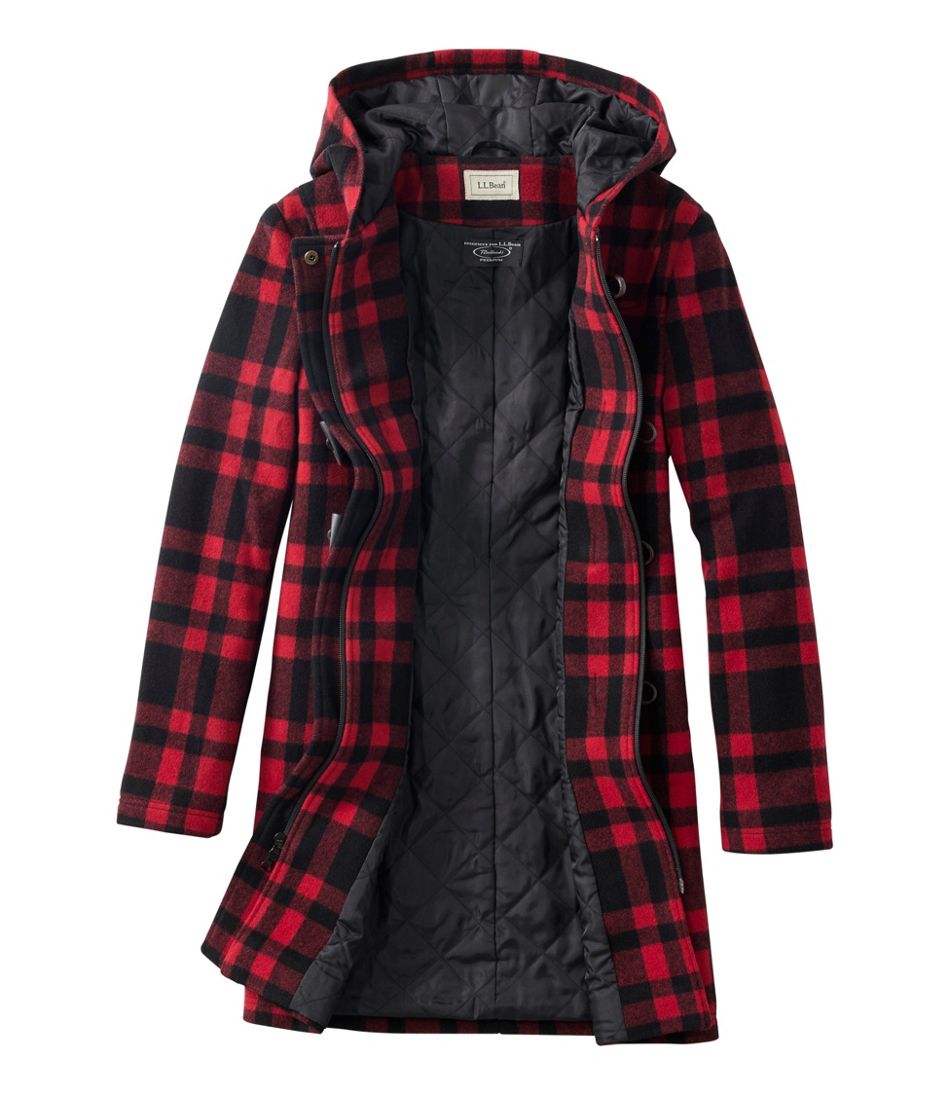 L.L.BeanWomen's Classic Lambswool Duffel Coat, Pattern