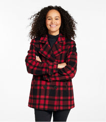 L.L.BeanWomen's Classic Lambswool Peacoat, Pattern