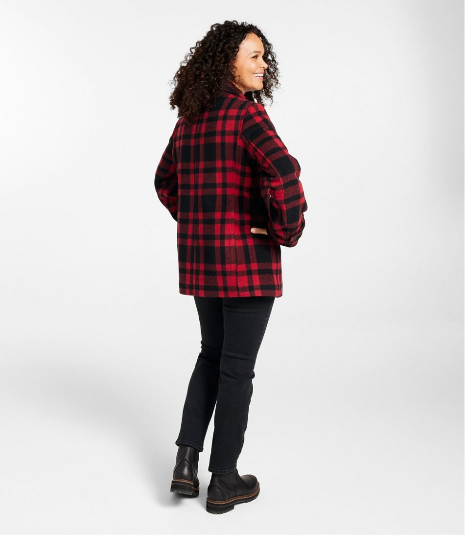 L.L.BeanWomen's Classic Lambswool Peacoat, Pattern