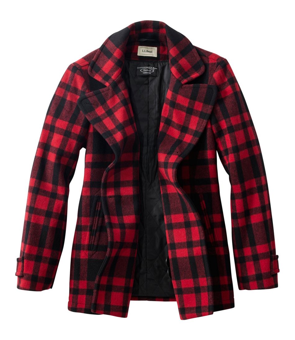 L.L.BeanWomen's Classic Lambswool Peacoat, Pattern