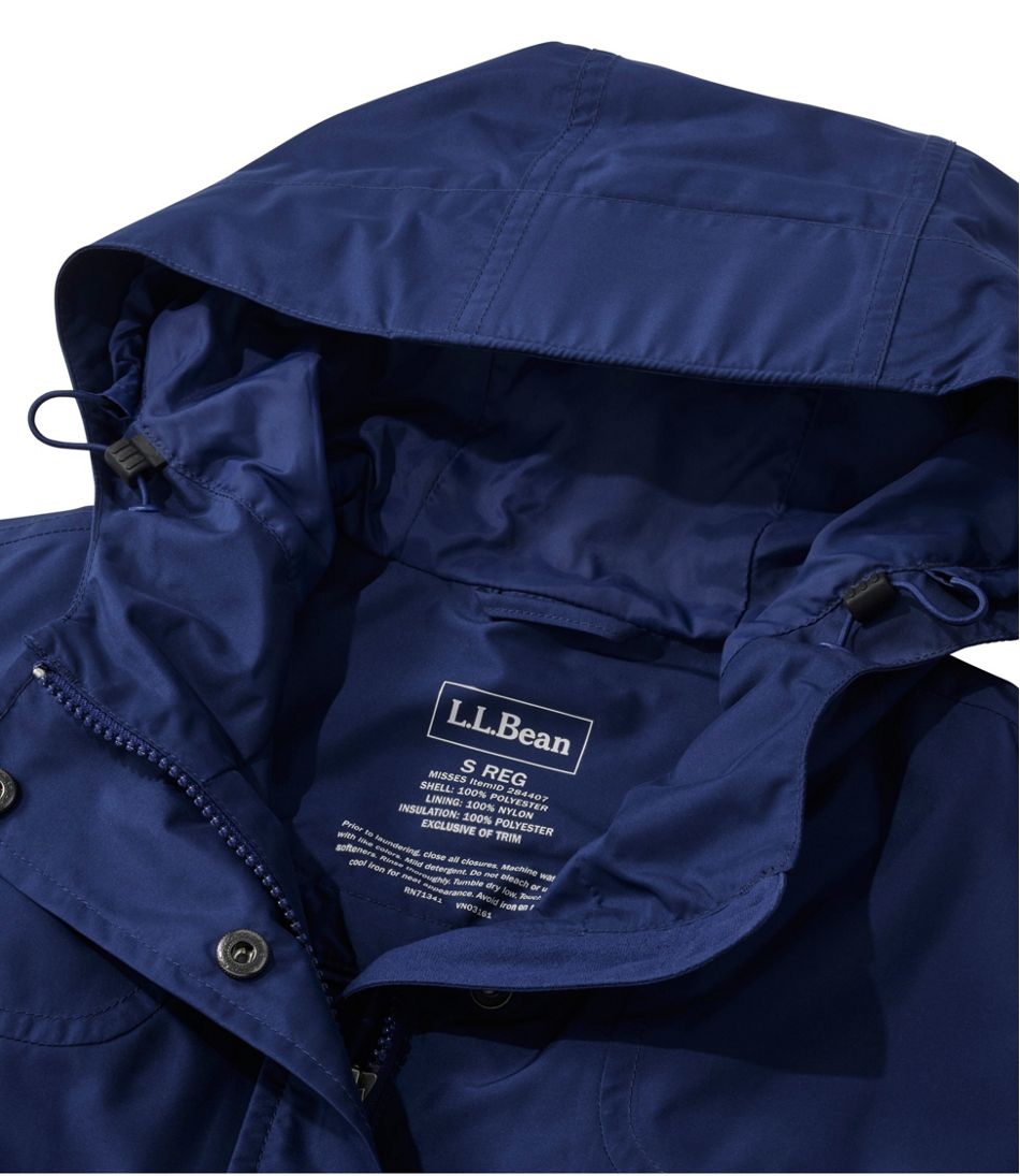 L.L.BeanWomen's H2OFF Raincoat, PrimaLoft-Lined