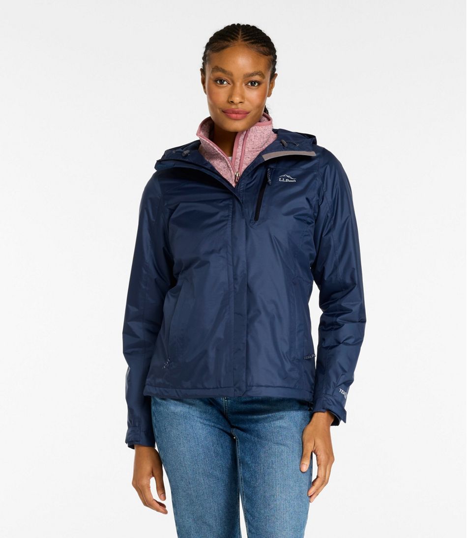 L.L.BeanWomen's Trail Model Rain Jacket, Fleece-Lined
