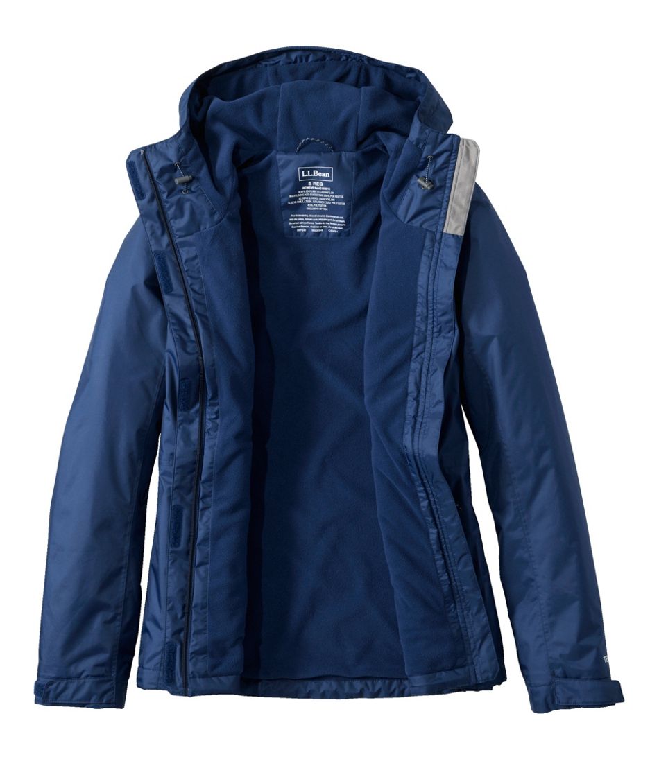 L.L.BeanWomen's Trail Model Rain Jacket, Fleece-Lined