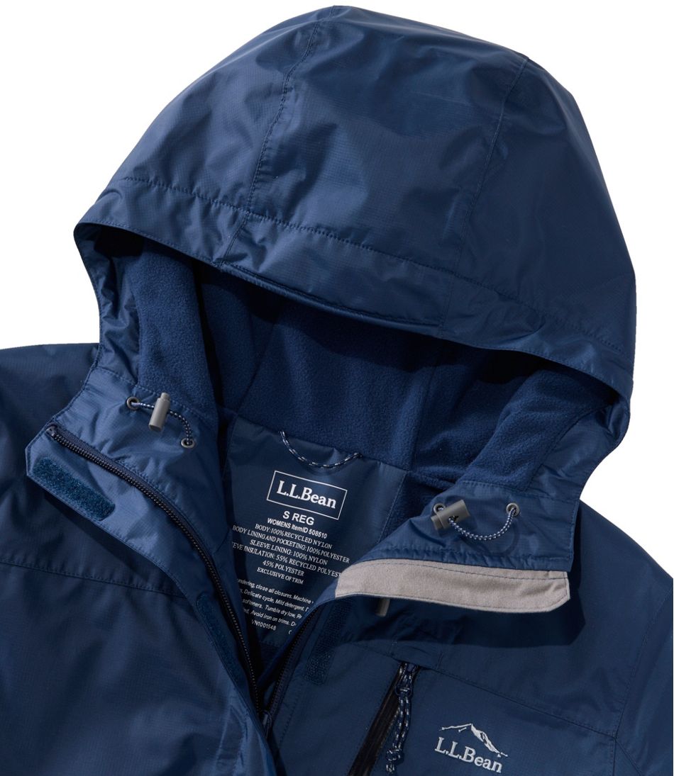 L.L.BeanWomen's Trail Model Rain Jacket, Fleece-Lined