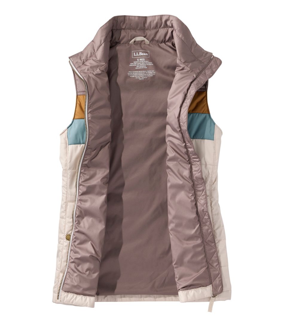 L.L.BeanWomen's Mountain Classic Puffer Vest, Colorblock