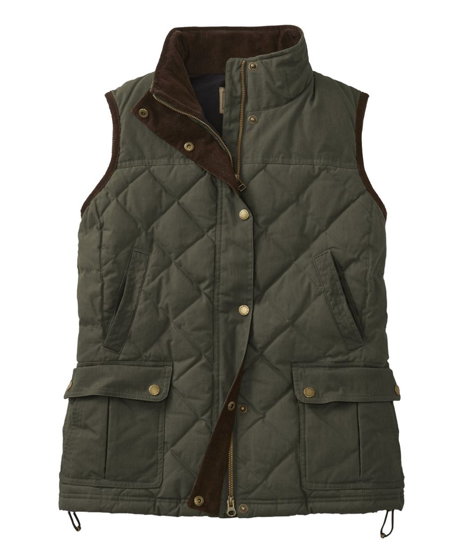 L.L.BeanWomen's Upcountry Waxed Cotton Down Vest