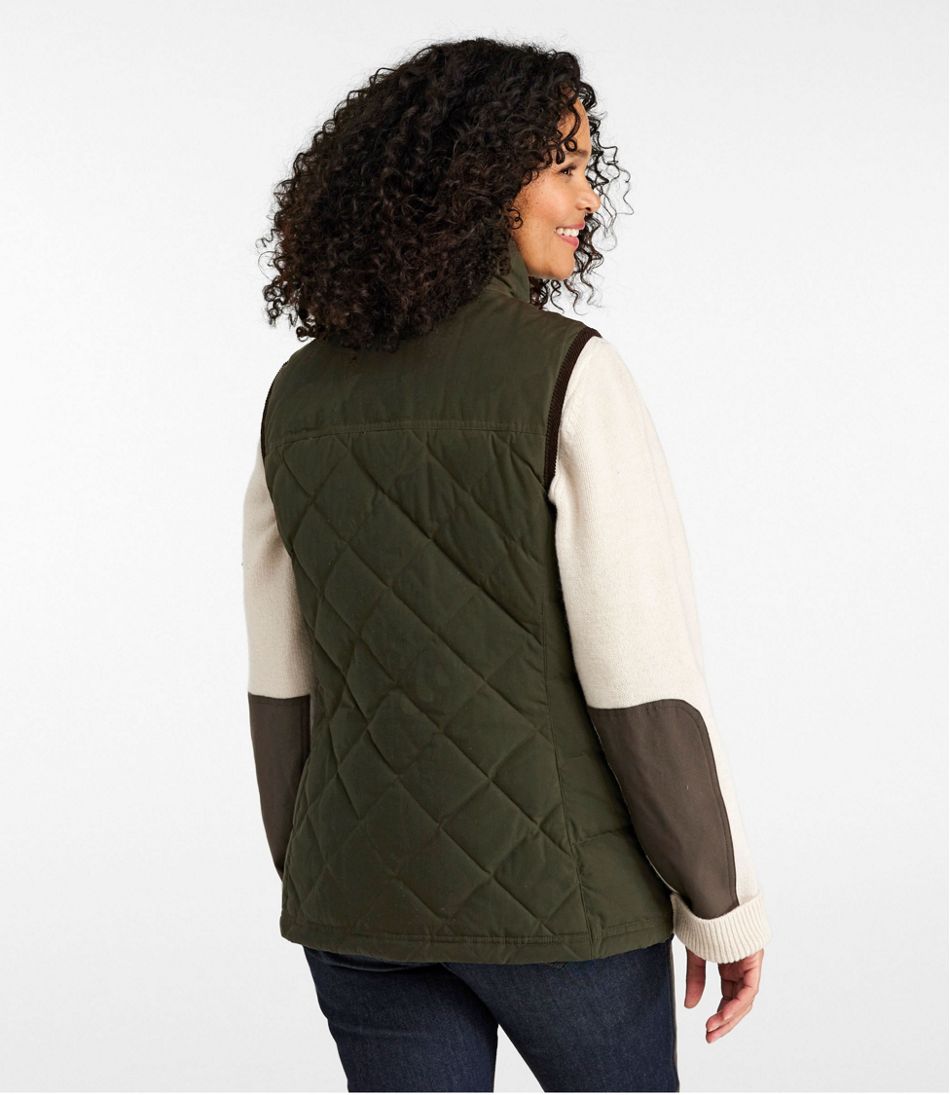 L.L.BeanWomen's Upcountry Waxed Cotton Down Vest