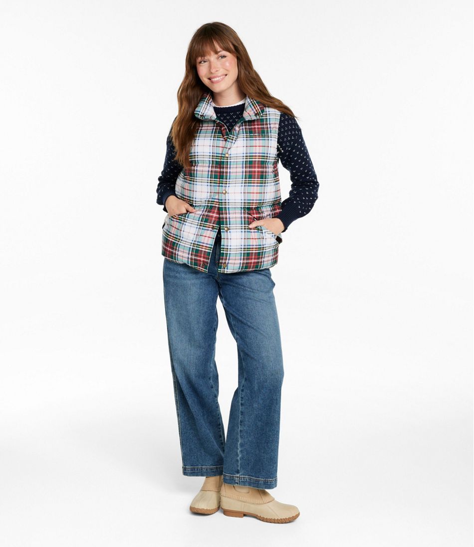 L.L.BeanAdults' Bean's Trail Model Down Vest '82, Print