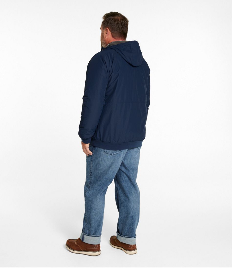 L.L.BeanMen's Insulated 3-Season Bomber Hooded Jacket