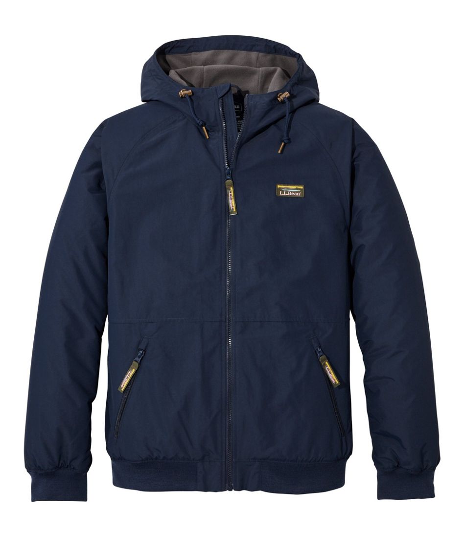 L.L.BeanMen's Insulated 3-Season Bomber Hooded Jacket