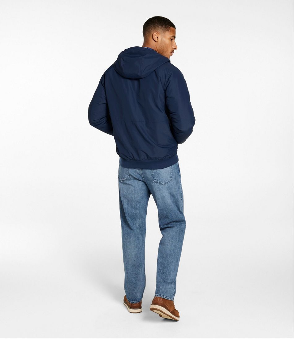 L.L.BeanMen's Insulated 3-Season Bomber Hooded Jacket
