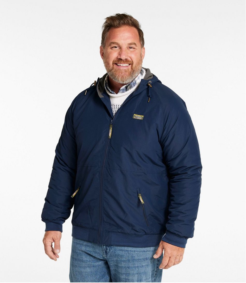 L.L.BeanMen's Insulated 3-Season Bomber Hooded Jacket