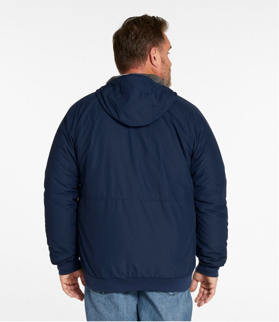 L.L.BeanMen's Insulated 3-Season Bomber Hooded Jacket