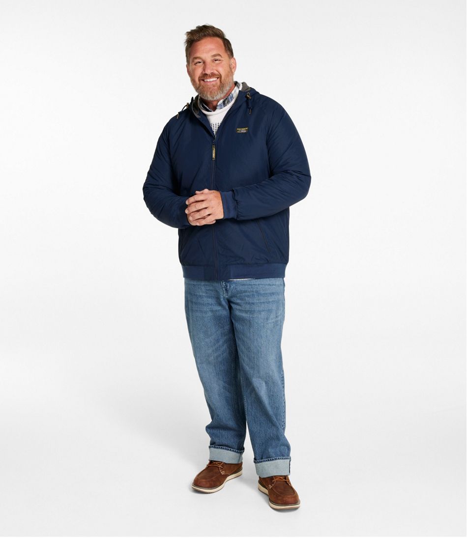 L.L.BeanMen's Insulated 3-Season Bomber Hooded Jacket