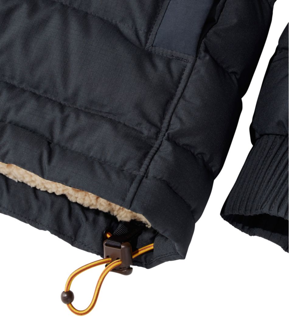 L.L.BeanMen's Mountain Classic Down Hooded Jacket, Sherpa-Lined