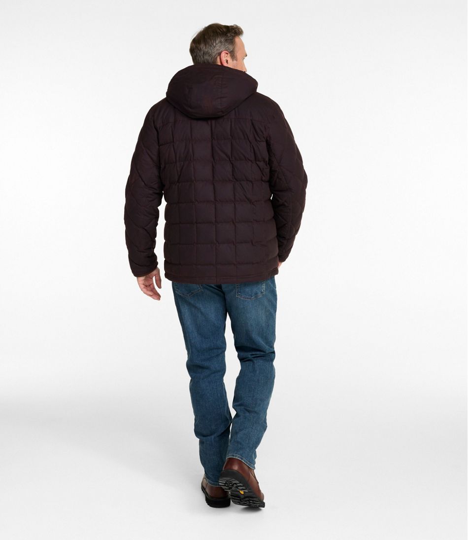 L.L.BeanMen's Upcountry Waxed Down Hooded Jacket