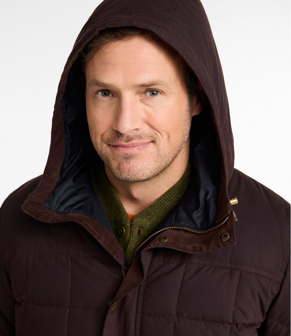 L.L.BeanMen's Upcountry Waxed Down Hooded Jacket