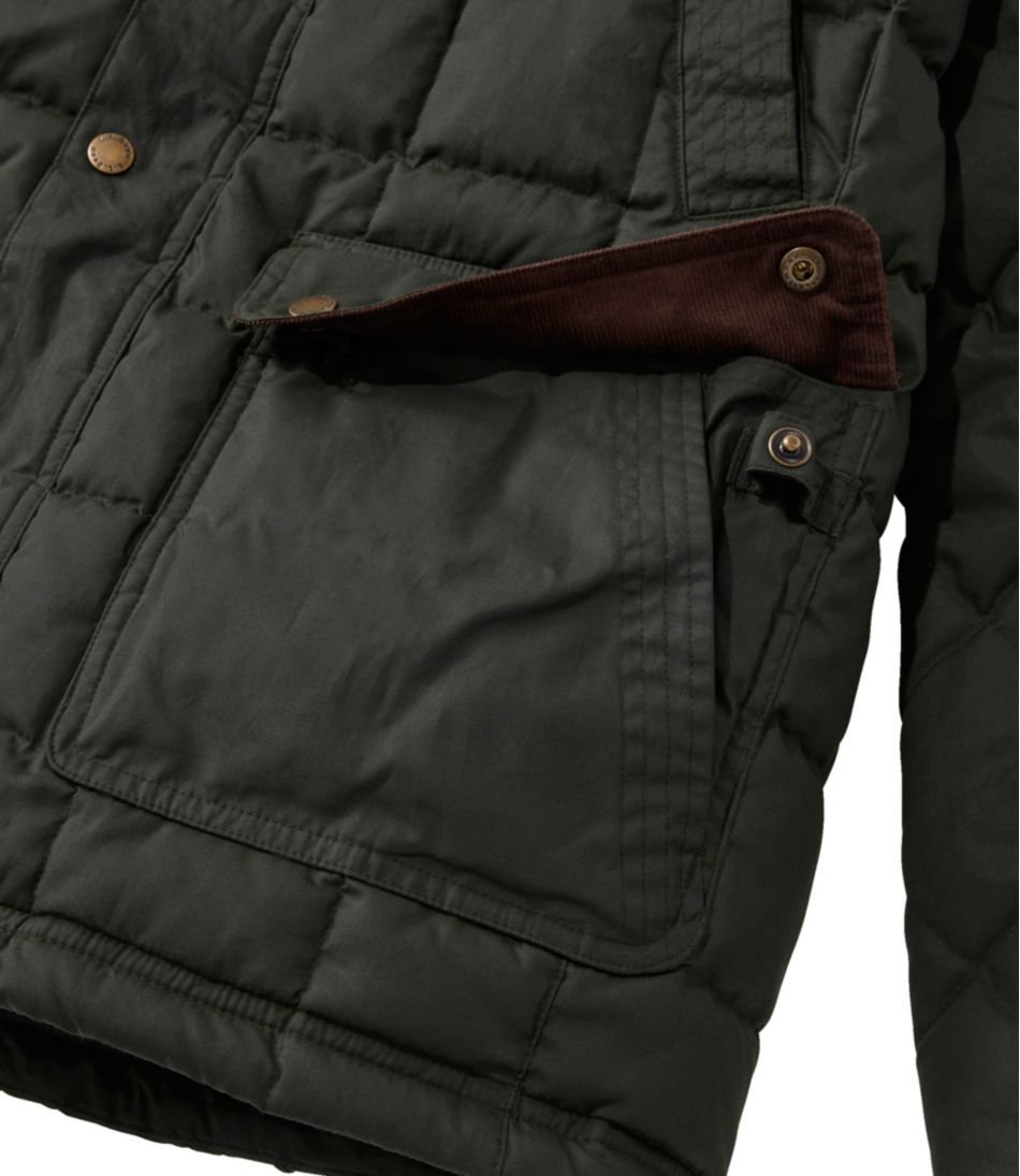 L.L.BeanMen's Upcountry Waxed Down Hooded Jacket