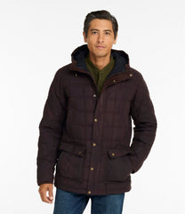 L.L.BeanMen's Upcountry Waxed Down Hooded Jacket