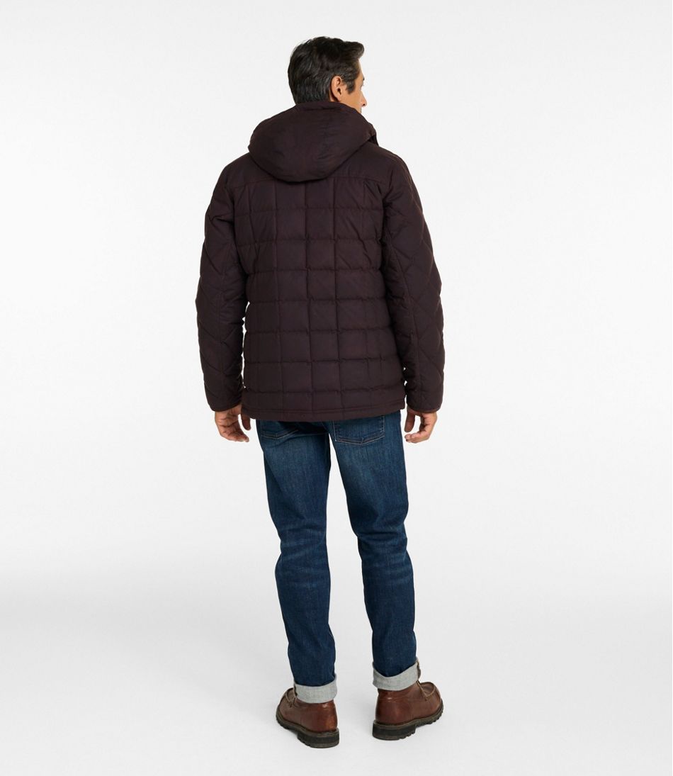 L.L.BeanMen's Upcountry Waxed Down Hooded Jacket